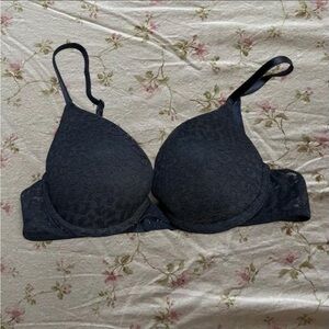 victorias secret leopard mesh bra 32A